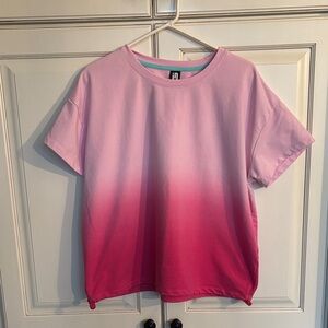 Ideology Pink Ombre Yoga or Athletic Brand top.